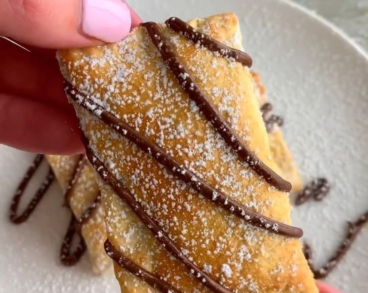 Delicious Simple Recipes Air Fryer Magic Nutella Toast Pies overview