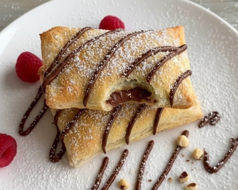 Delicious Simple Recipes Air Fryer Magic Nutella Toast Pies serving
