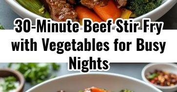 Easy 30 Minute Beef and Mixed Vegetables Stir Fry