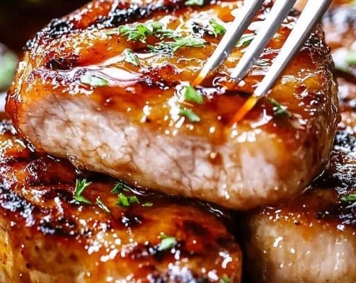 Honey Garlic Asian Pork Chops Delicious Easy Recipe overview