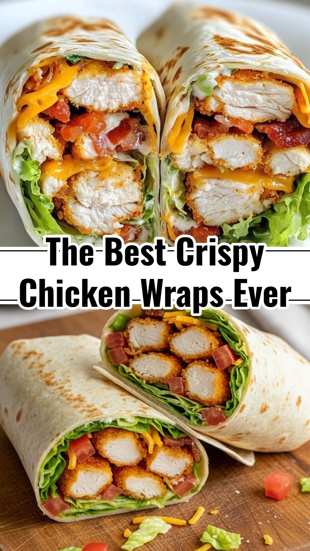 Crispy Chicken Wraps Easy Family Dinner Recipes Quick Cafe Food