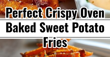Delicious Easy Crispy Oven Baked Sweet Potato Fries Side Dish