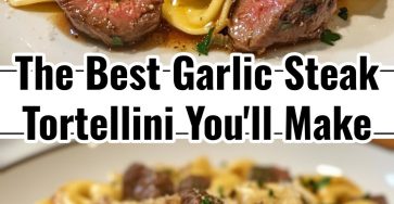 Easy Garlic Steak Tortellini: Quick Skillet Dinner with Yummy Steak Bites