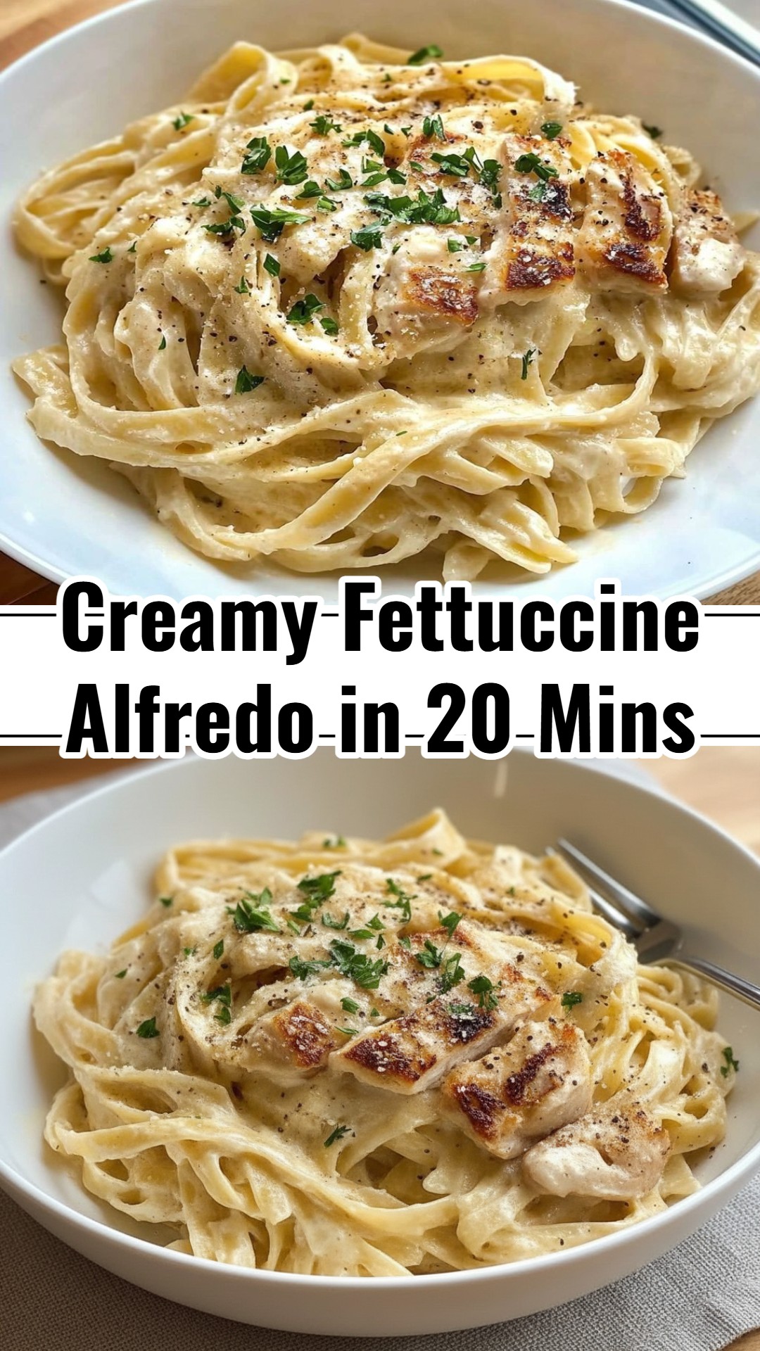 Easy Yummy Fettuccine Alfredo: Perfect Pasta for Lunch or Dinner