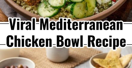 Healthy Mediterranean Chicken Bowl Simple High Protein Summer Dinner Dish