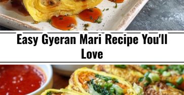 Easy Gyeran Mari Colorful Korean Rolled Omelette with Vegetables