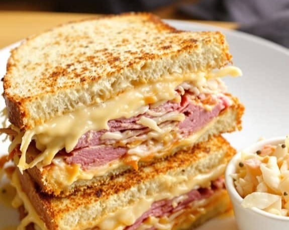 Delicious Easy Reuben Sandwich Homemade Russian Dressing overview