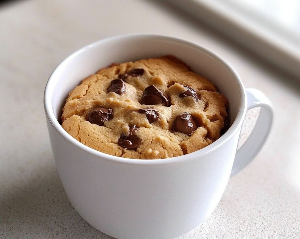 Delicious Easy Microwave Mug Cookie Yummy Chocolate Chip Snack overview