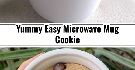 Delicious Easy Microwave Mug Cookie Yummy Chocolate Chip Snack