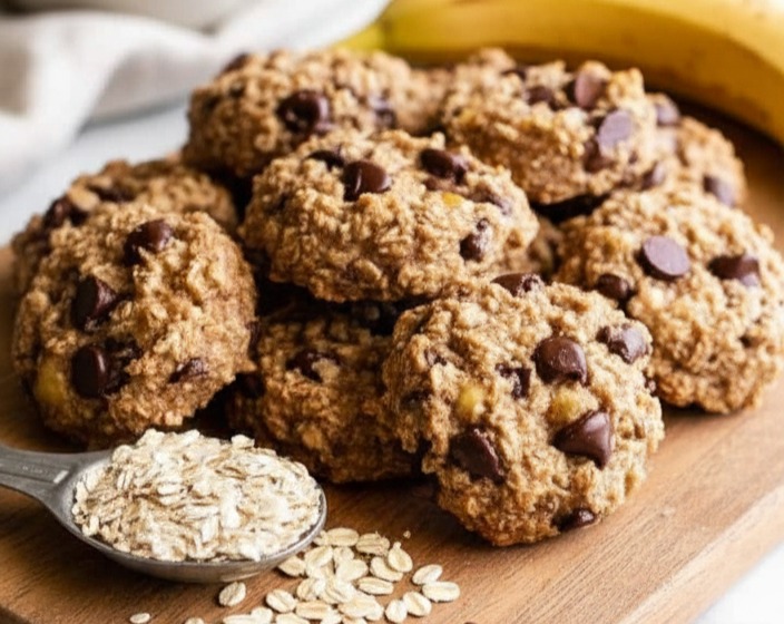 Healthy Banana Oatmeal Cookies Recipes Oatmeal Healthy Desert serving
