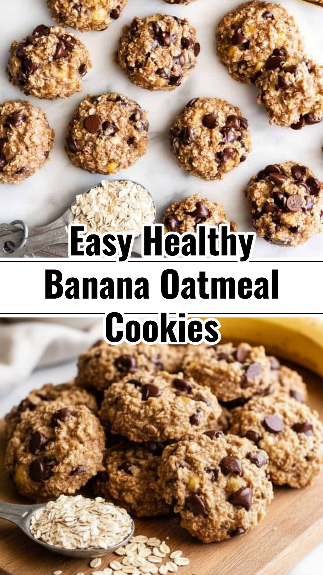 Healthy Banana Oatmeal Cookies Recipes Oatmeal Healthy Desert