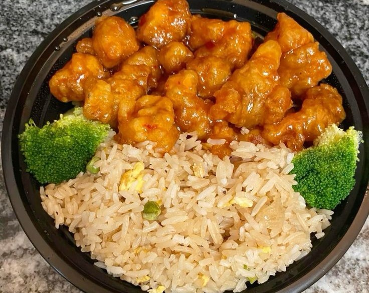 Chinese Takeout Sesame Chicken Cooking Videos Ideas serving