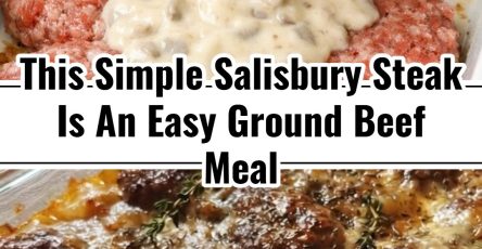 Delicious Salisbury Steak Ground Beef Recipe