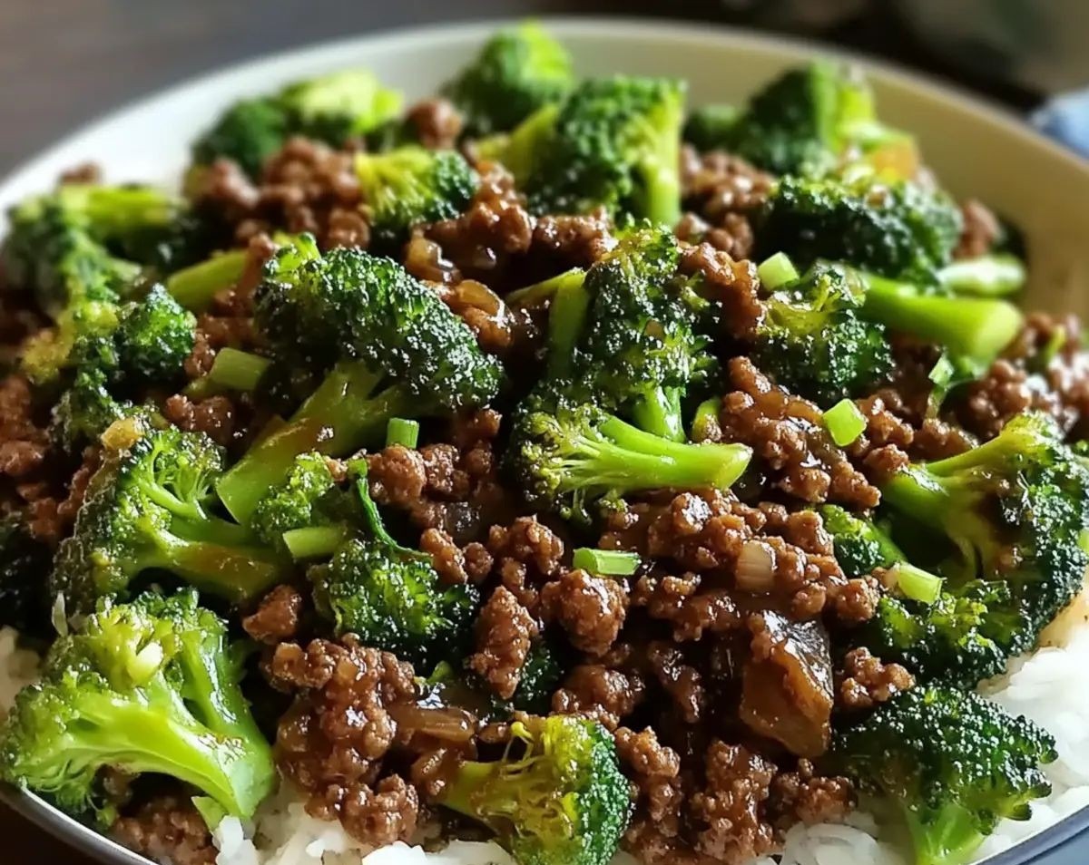 Ground Meat And Broccoli Recipes overview